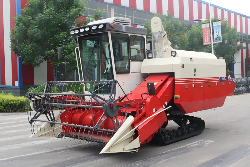 4LZ-6A Tracked Rice Combine Harvester-1