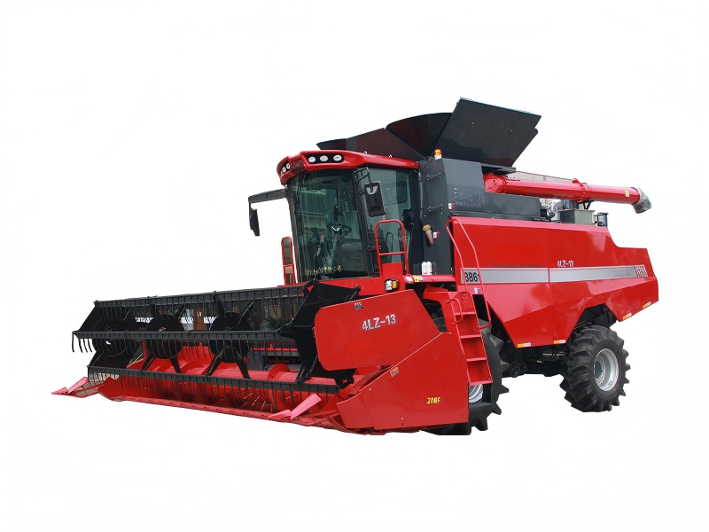 Self-propelled Grain Combine Harvester