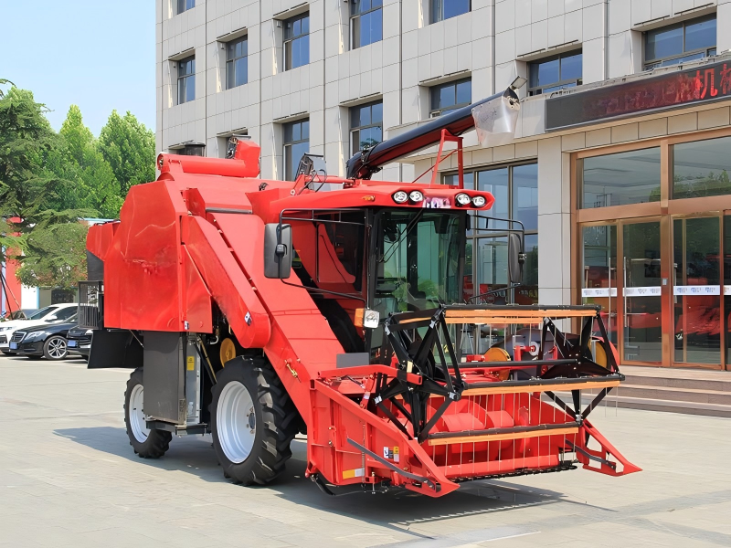 Self-propelled Soybean Combine Harvester-1