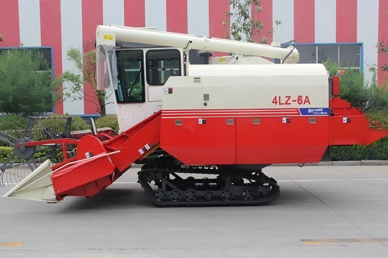 4LZ-6A Tracked Rice Combine Harvester-3