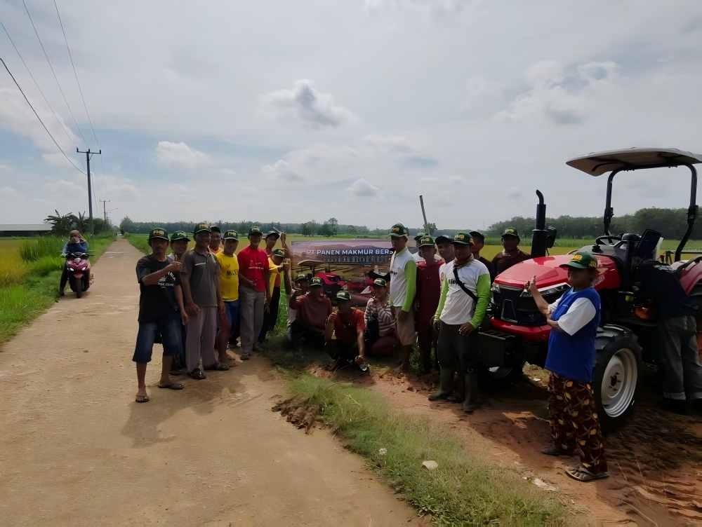 Golddafeng Rice Harvesters Gain Strong Recognition in Indonesia - Global Service System Drives International Cooperation